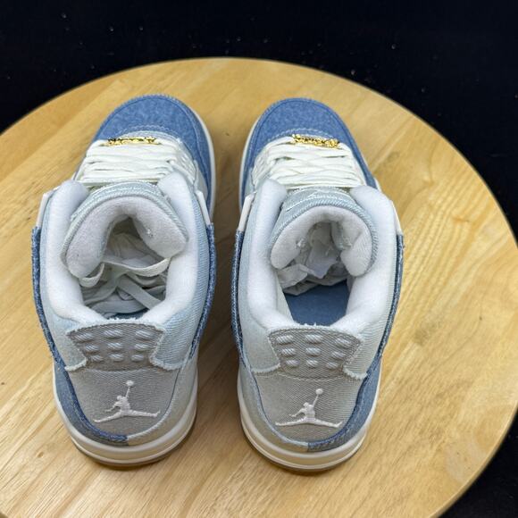 Nike Air Jordan 4 Retro Tex Shoes "Denim" Sail Gum IB6716-100 Size 6 NEW - Picture 6 of 9